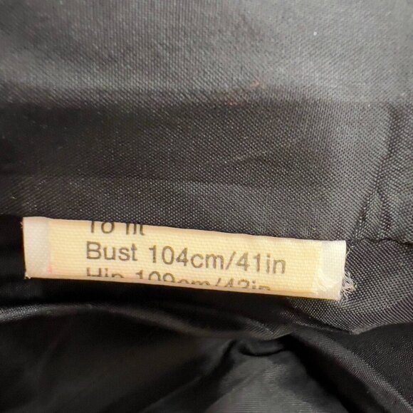 Jaeger Women's Wool Houndstooth Black/White One Button Front Long Sleeve Blazer - Picture 5 of 7